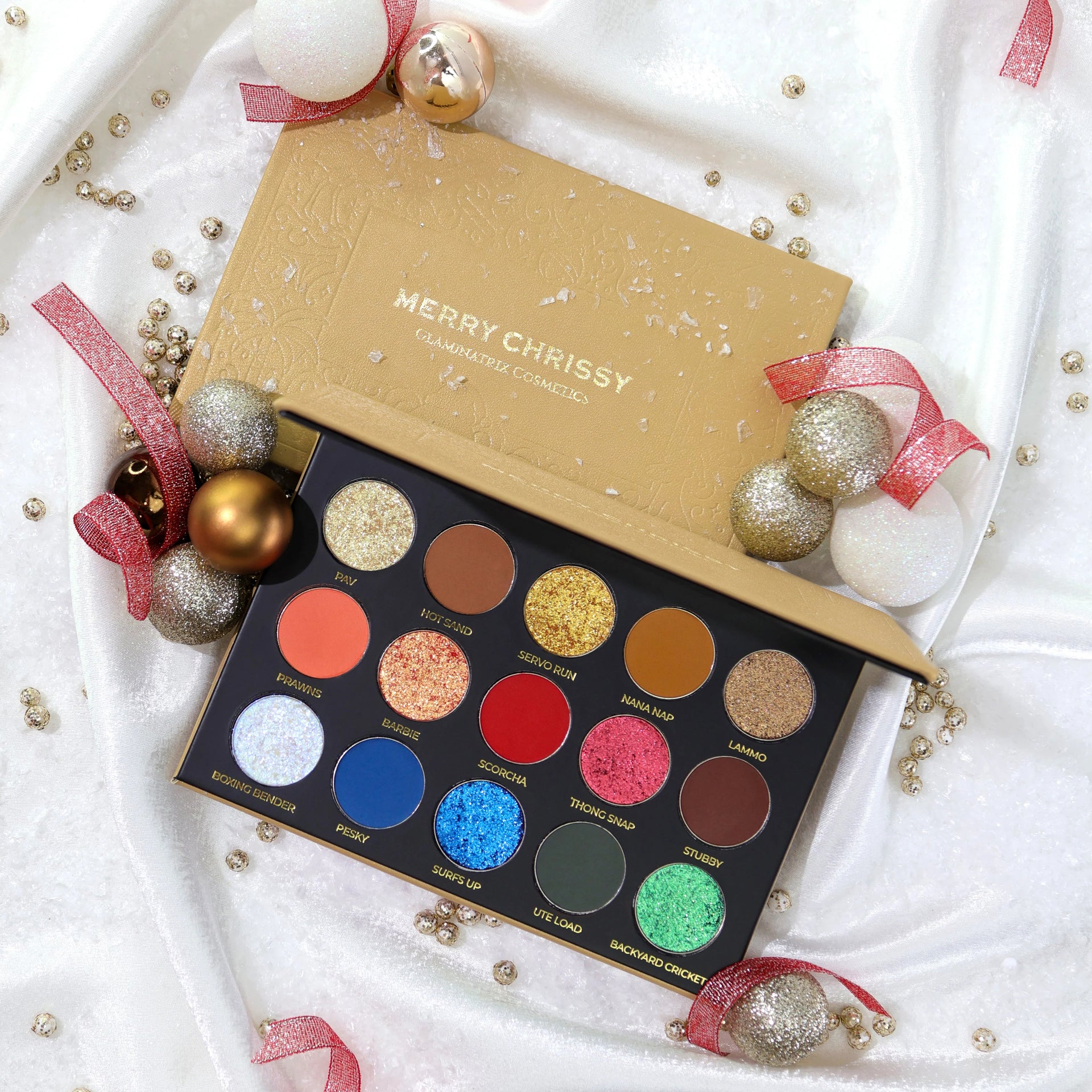 Merry Chrissy eyeshadow palette - GLAMINATRIX COSMETICS – I FEEL