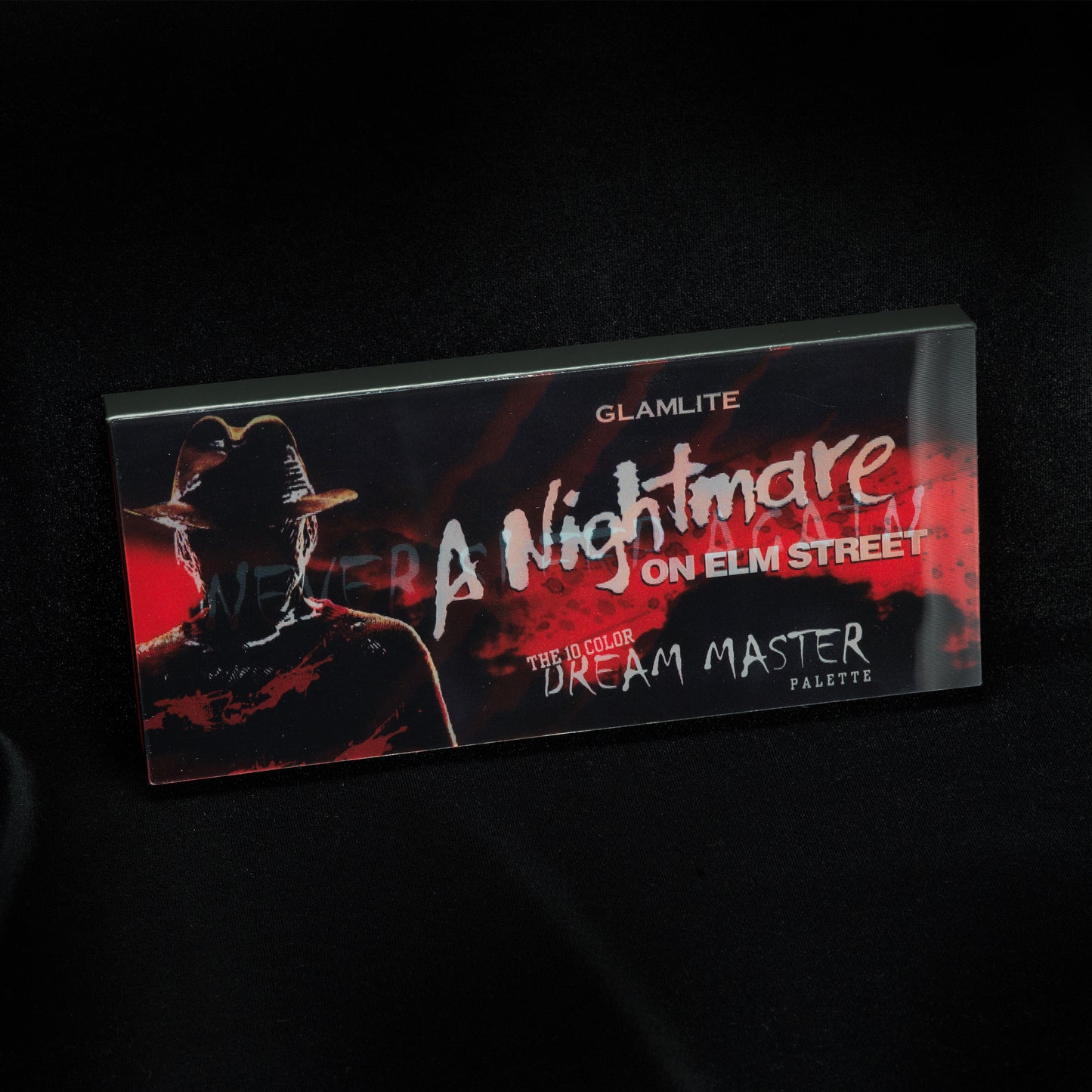Nightmare on Elm street Dream Master eyeshadow palette cover by Glamlite