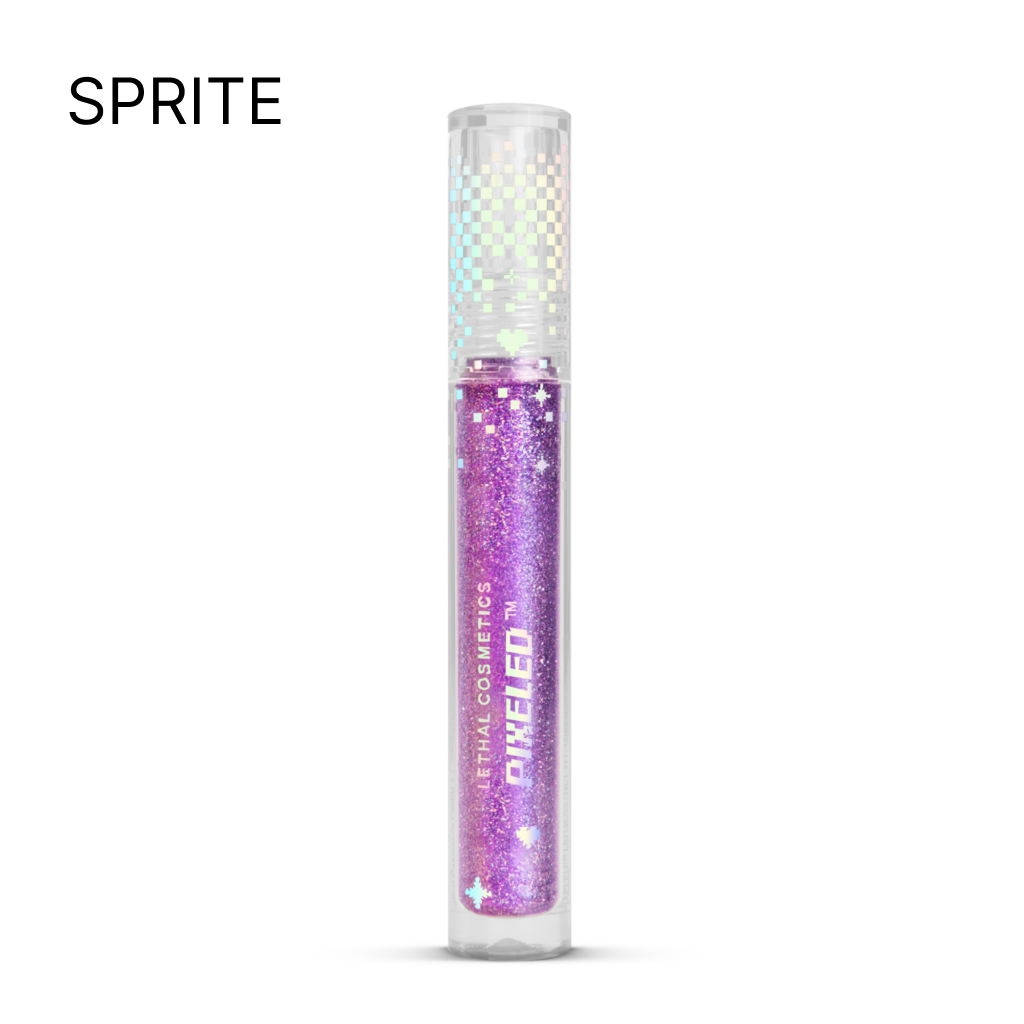 Pixeled lip gloss