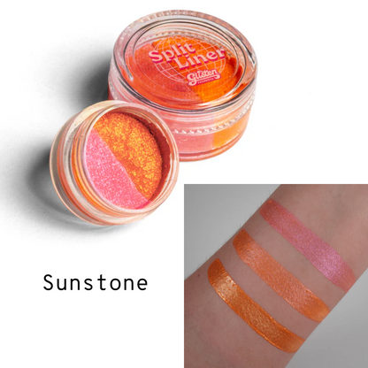 Split metallic liner - eyeliner