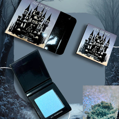 Highlighter with castle design on a snowy background on the cover 