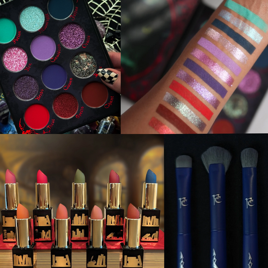 The Witch's Familiar bundle with lipstick and eye brush