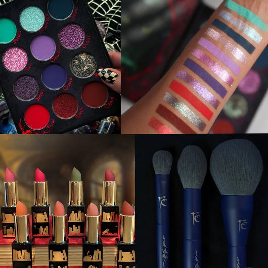 The Witch's Familiar bundle with lipstick and face brush