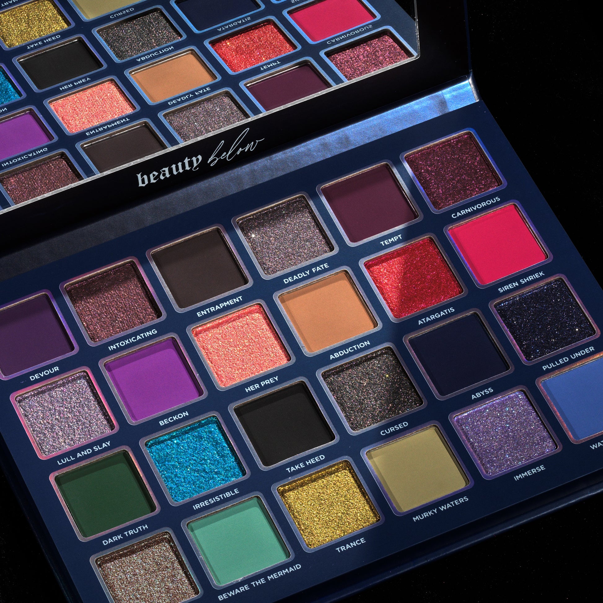 Beauty Bellow by Blend Bunny Cosmetics eyeshadow palette closeup