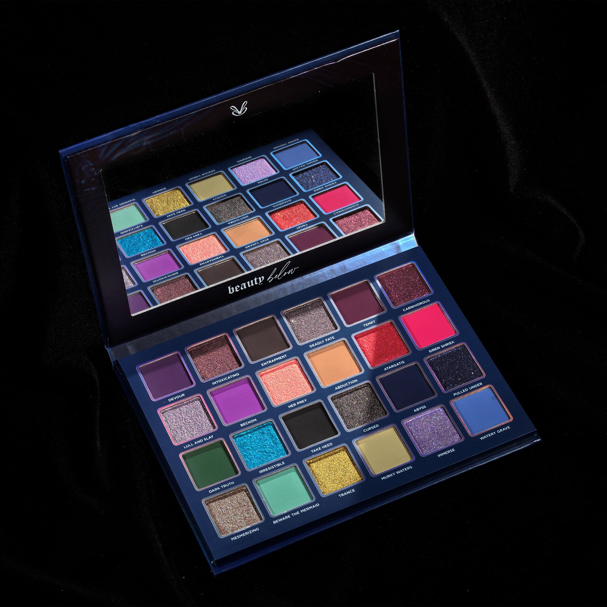 Beauty Bellow by Blend Bunny Cosmetics eyeshadow palette opened