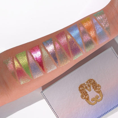 Seahorse palette swatches by Adept Cosmetics