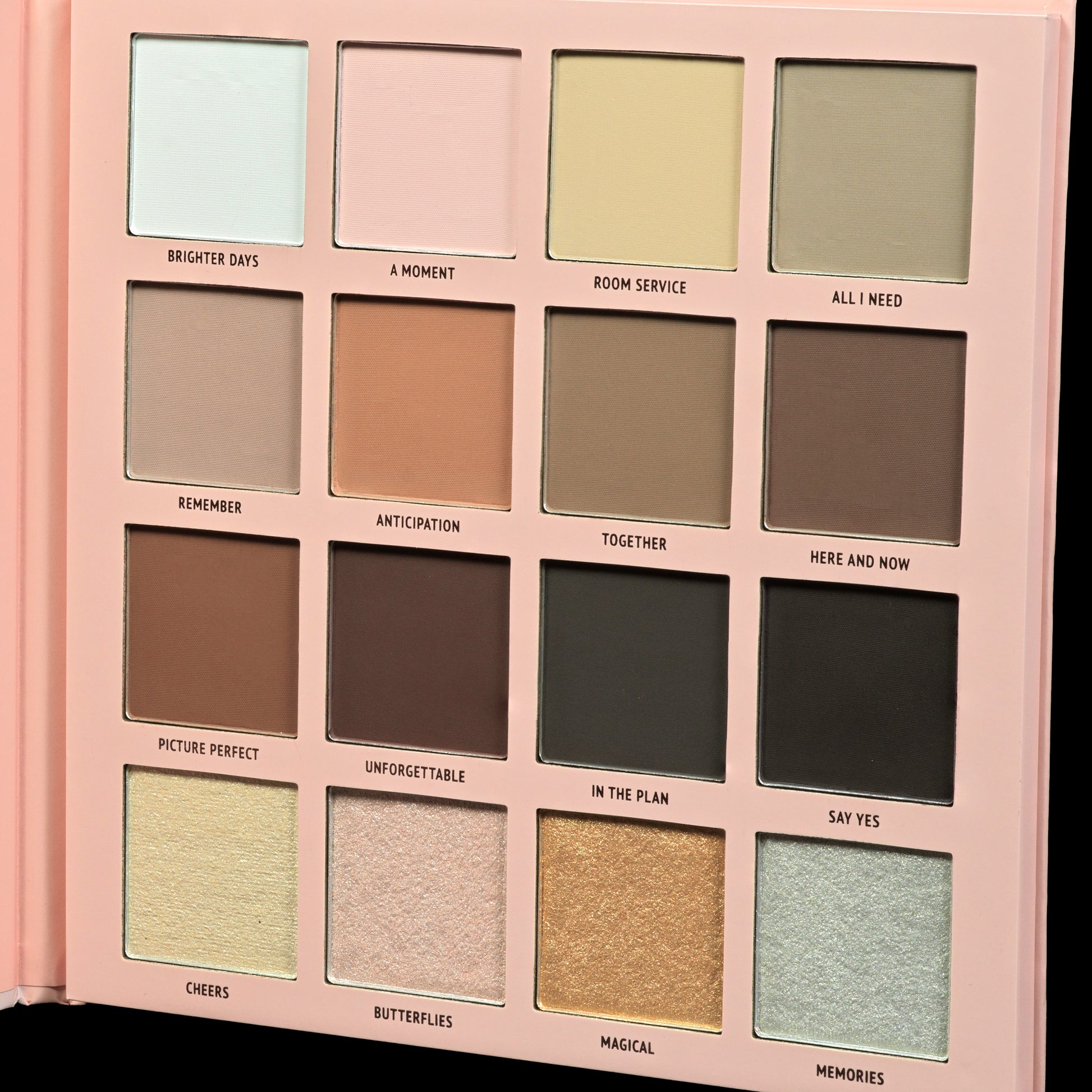 Forget Me Not eyeshadow palette by Blend Bunny Cosmetics closeup