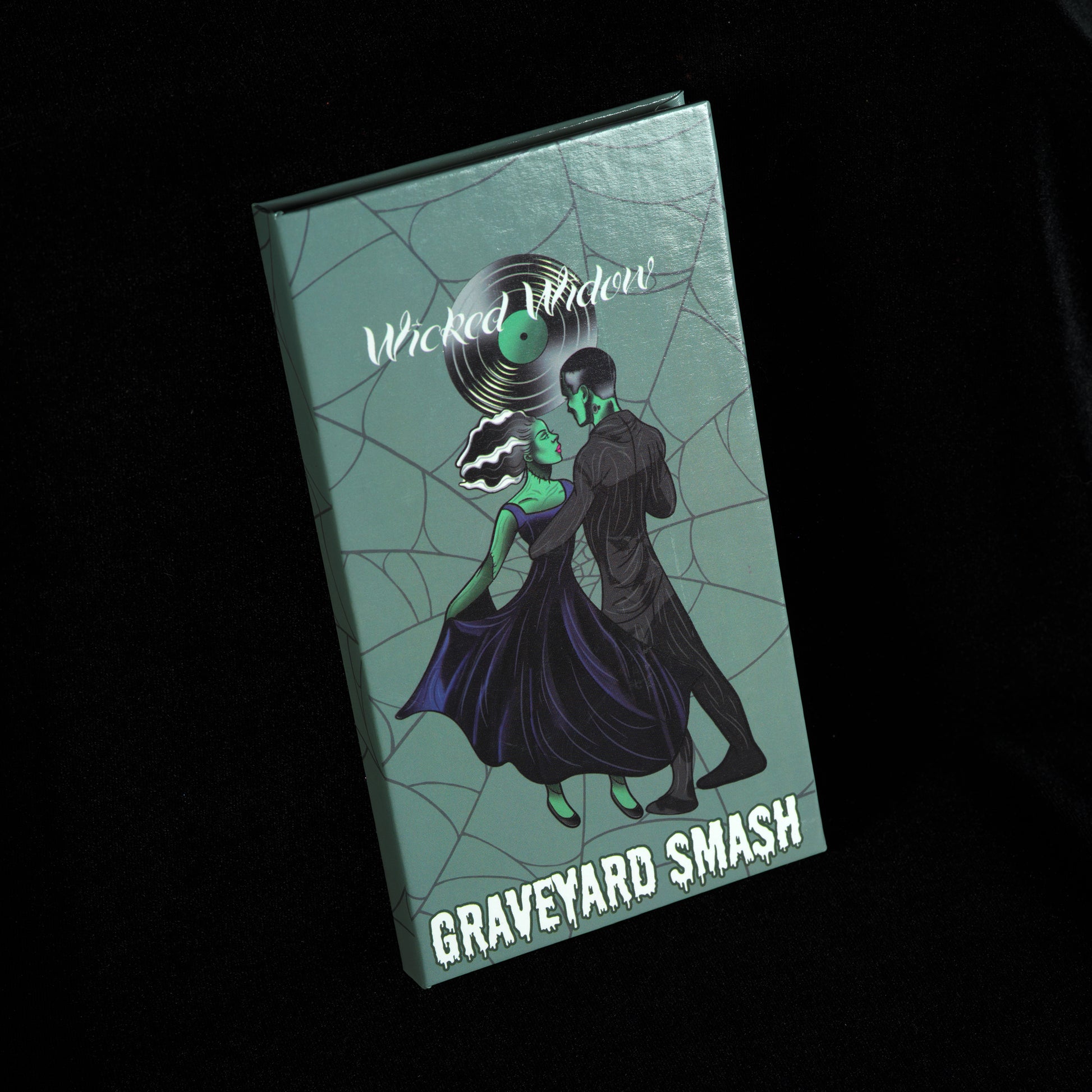 Graveyard smash eyeshadow palette cover by Wicked Widow