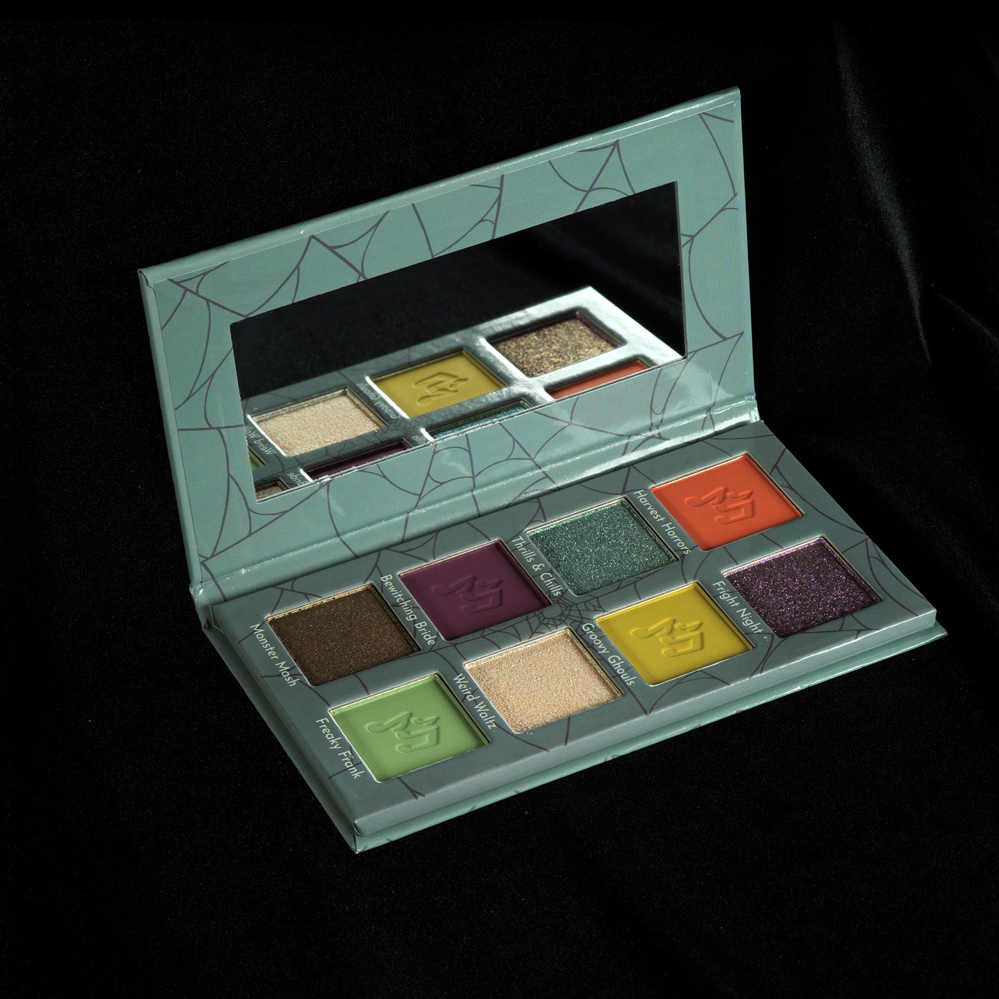 Graveyard smash eyeshadow palette opened by Wicked Widow