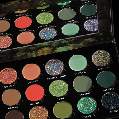 Green Goddess eyeshadow palette