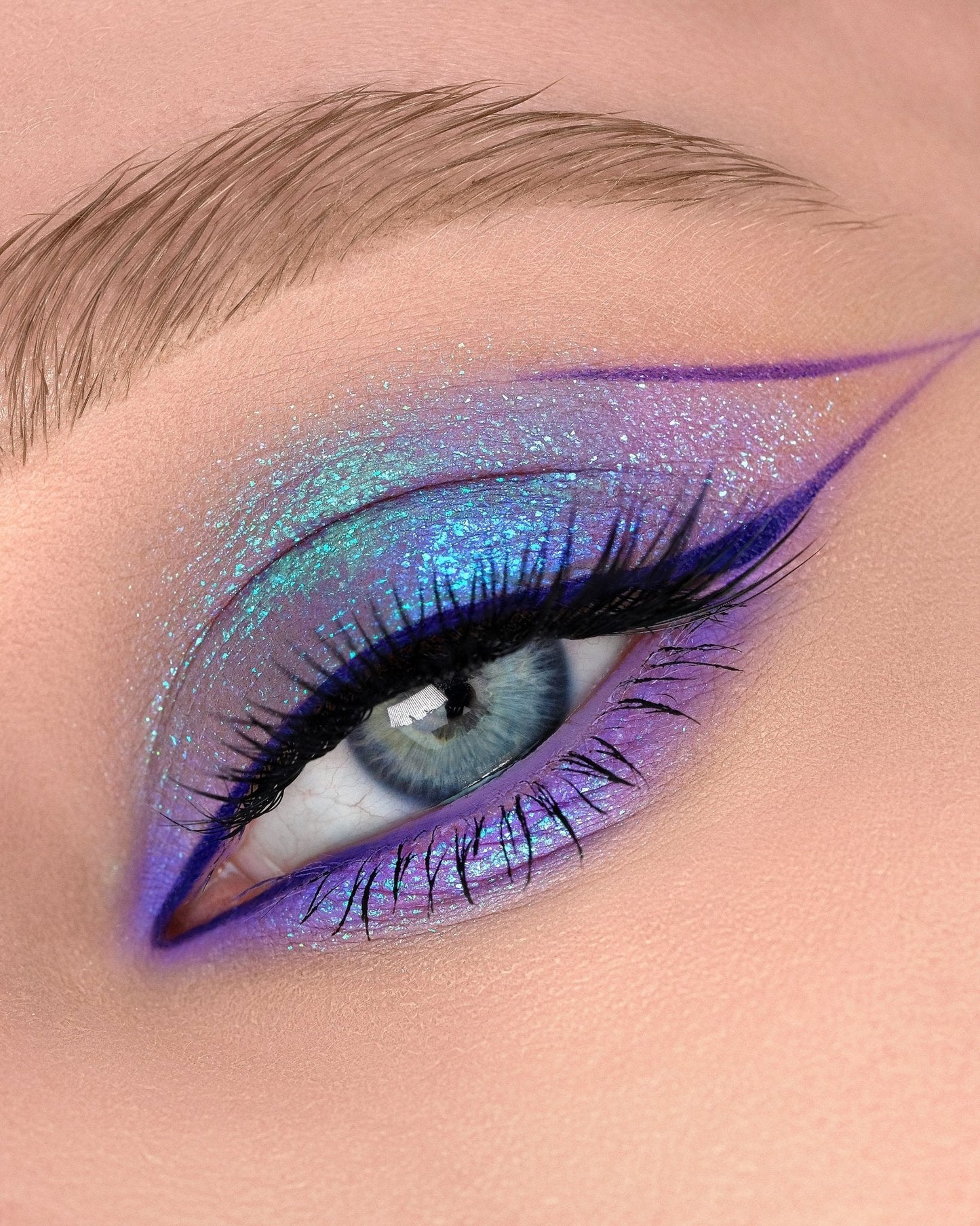 The Frosted Blue and Pink bundle shot from Karla Cosmetics