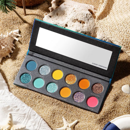 Sunset Symphony eyeshadow palette