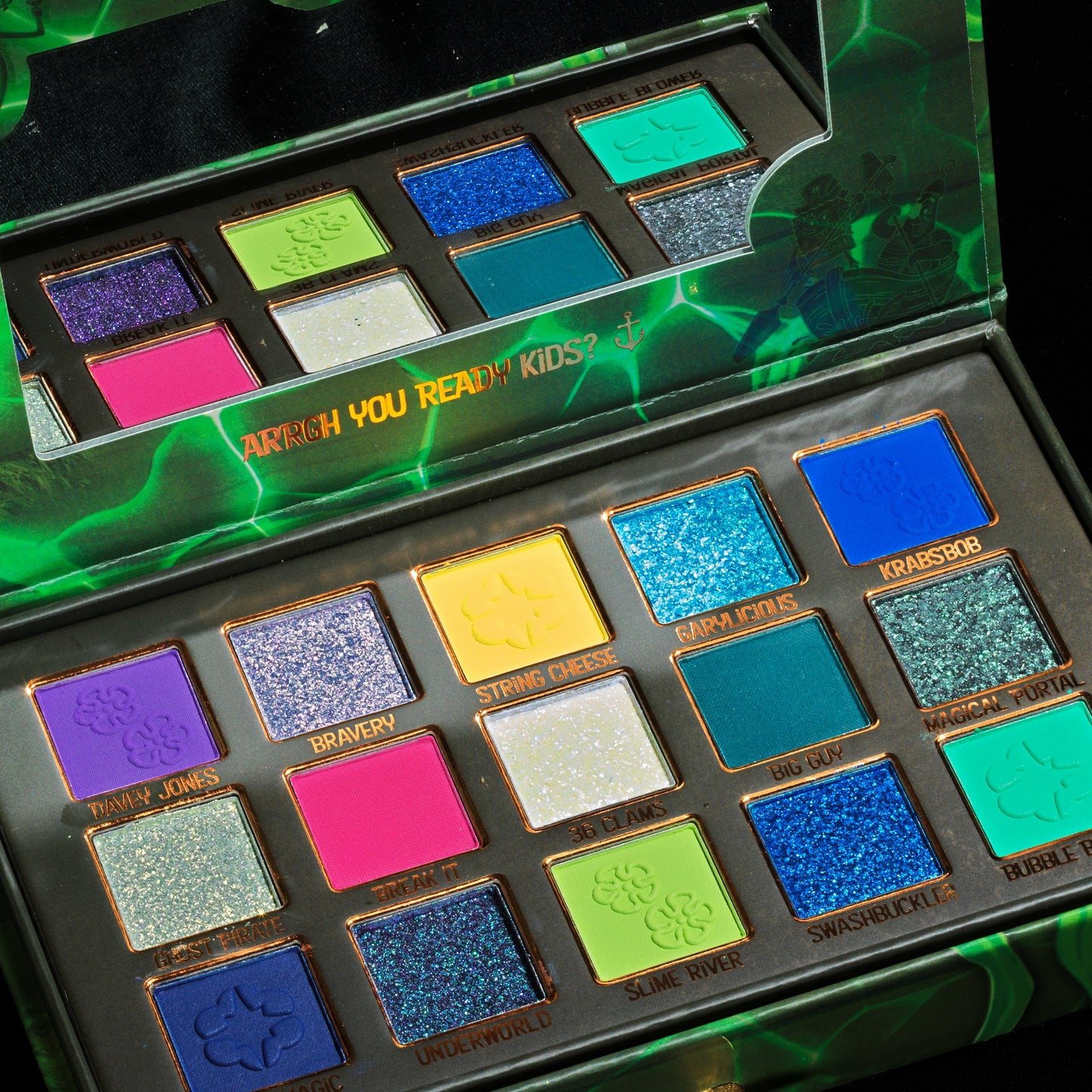The SpongeBob Movie eyeshadow palette