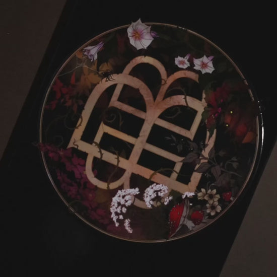 Video: singles placed into the empty Garden of Singles palette, the botanical lid, then the palette filled with 60 glitter singles