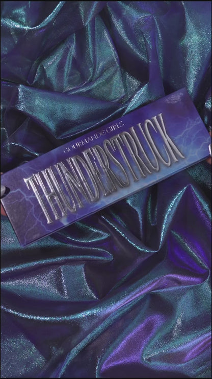 Thunderstruck eyeshadow palette product video from Gourmande Girls
