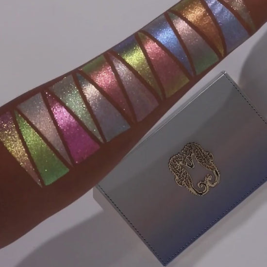 Seahorse palette swatches by Adept Cosmetics