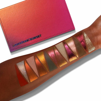Samarian Sunset palette swatches by Adept Cosmetics