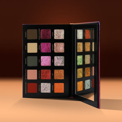 Samarian Sunset palette opened by Adept Cosmetics